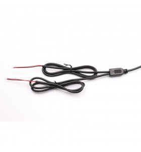  best selling  dc5521 female to 2 bare splitter black cable  heat-resistant